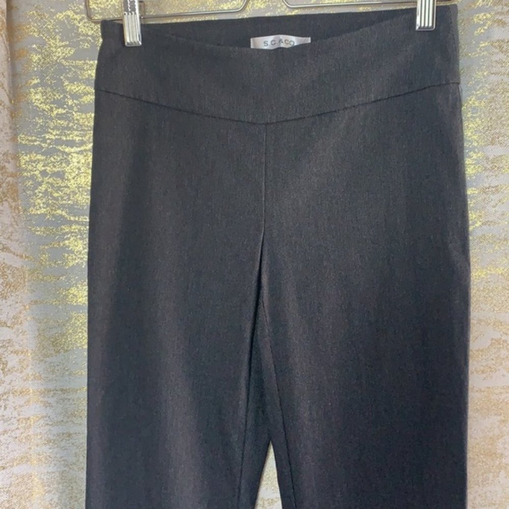 S.C.&Co Salt And Pepper Pull Over Stretchy Pants Size 4 View 3